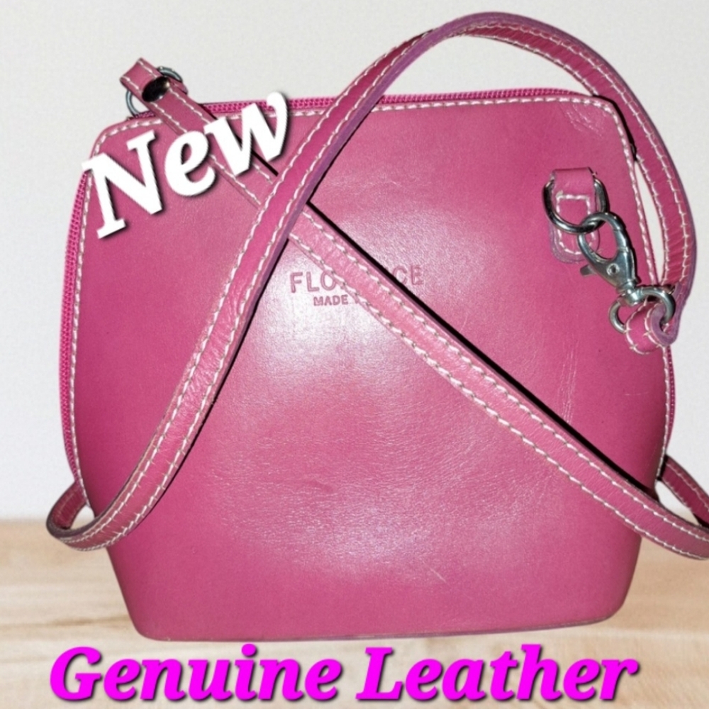 Pink Leather Purse